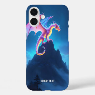 Fantasy Cute Mist Shrouded Dragon iPhone 16 Plus Case