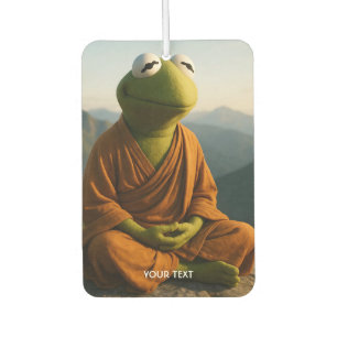 Fantasy Cute Monk Frog Mountains Air Freshener