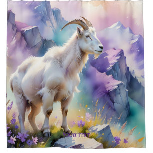 Fantasy Cute Mountain Goat Meadow