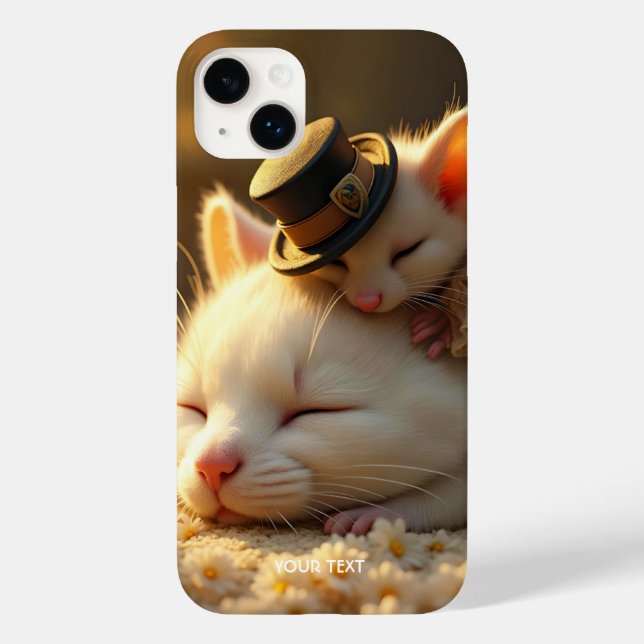 Fantasy Cute Mouse Cat Love Case-Mate iPhone Case (Back)