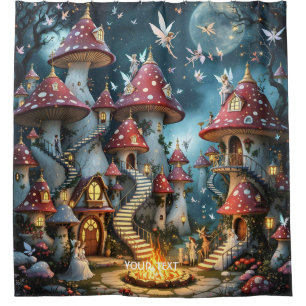 Fantasy Cute Mushroom Forest Realm