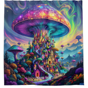 Fantasy Cute Mushroom Rainbow Skies