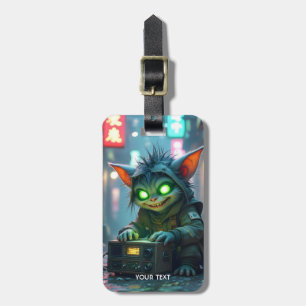Fantasy Cute Music Joy Street Luggage Tag