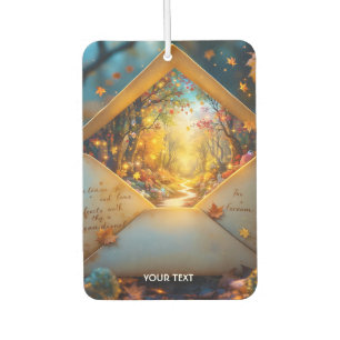 Fantasy Cute Old Autumn Envelope Air Freshener
