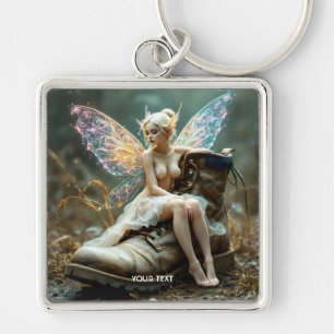 Fantasy Cute  Old Big Boot Keychain