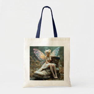 Fantasy Cute  Old Big Boot Tote Bag