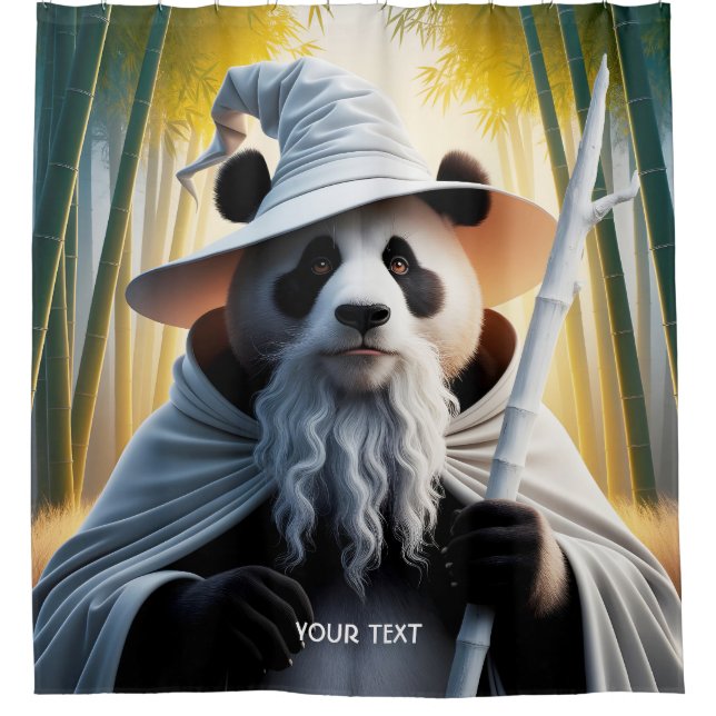 Fantasy Cute Old Panda Wizard (Front)