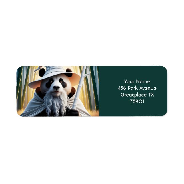 Fantasy Cute Old Panda Wizard (Front)