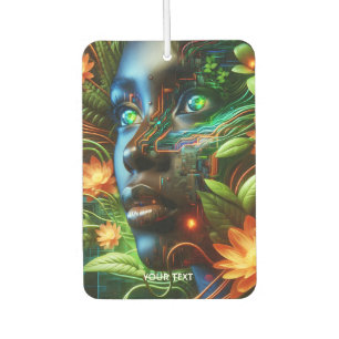 Fantasy Cute Orange Green Girl Air Freshener