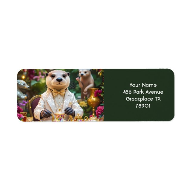 Fantasy Cute Otter Tea Party (Front)