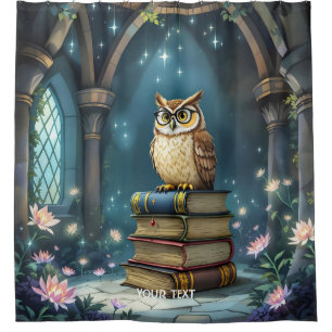 Fantasy Cute Owl Glasses Books