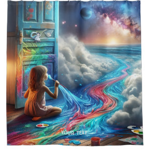 Fantasy Cute Painting Girl Space