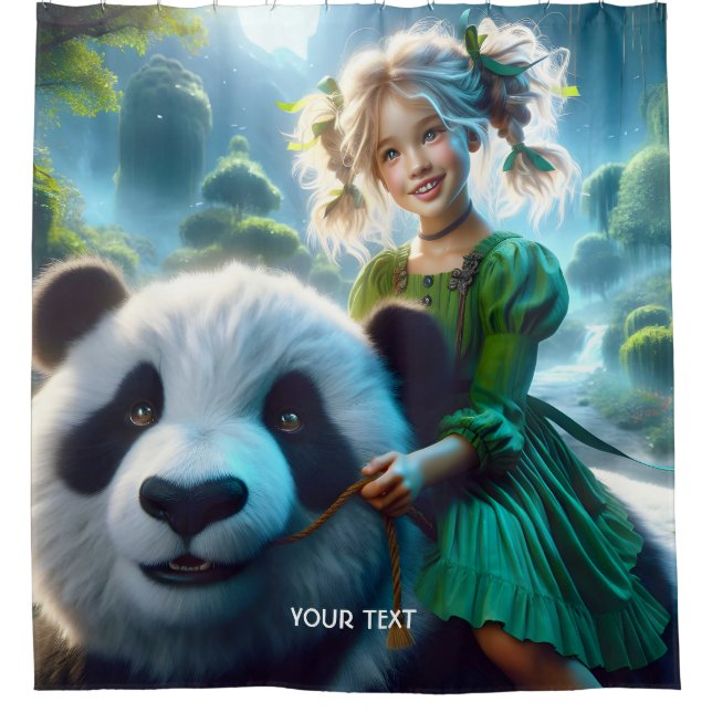 Fantasy Cute Panda Girl Forest  (Front)