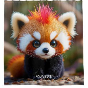 Fantasy Cute Panda Red Hai