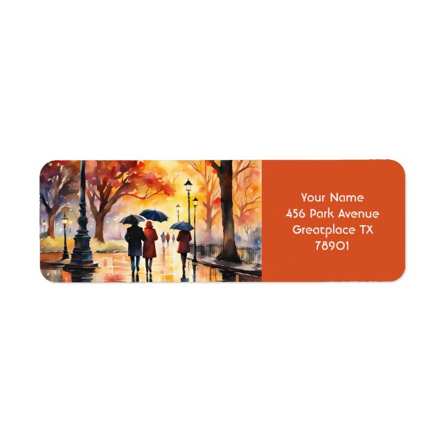 Fantasy Cute Park Fall Rain (Front)