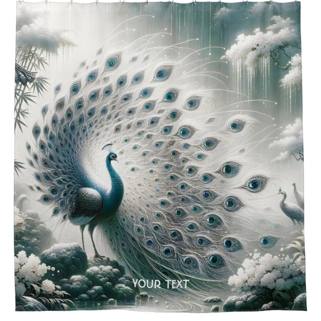 Fantasy Cute Peacock Rain Tree (Front)