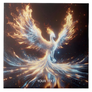 Fantasy Cute Phoenix Fire Reborn Tile