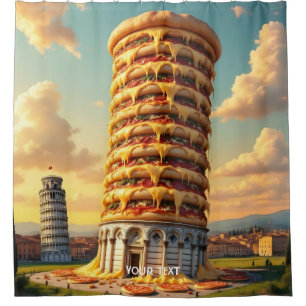 Fantasy Cute Pisa Tower Pizza
