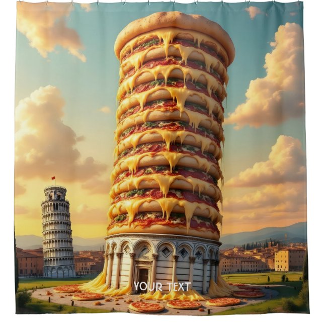 Fantasy Cute Pisa Tower Pizza (Front)