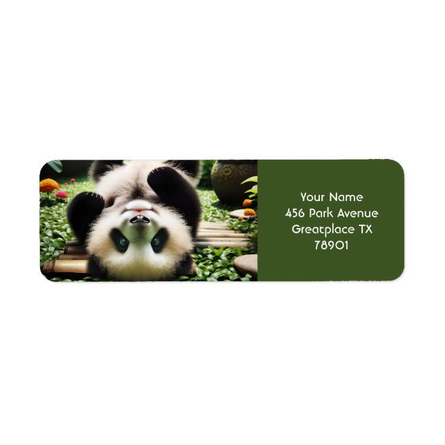 Fantasy Cute Playful Panda Baby (Front)