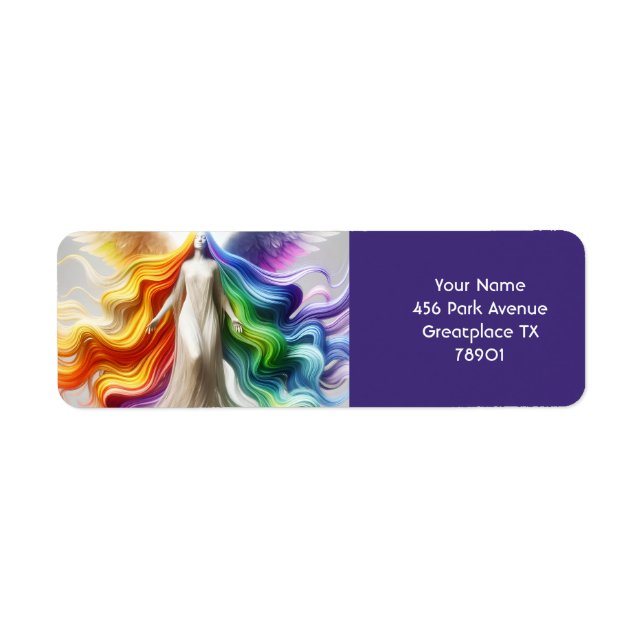 Fantasy Cute Pride Rainbow Angel (Front)