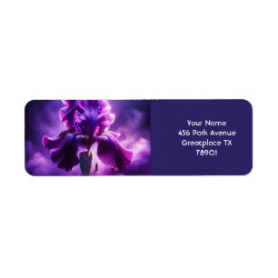 Fantasy Cute Purple Iris Fog