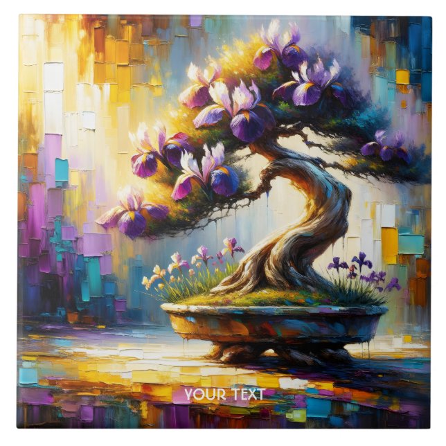 Fantasy Cute Purple Mini Tree Tile (Front)