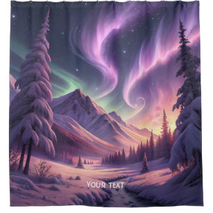Fantasy Cute Purple Winter Land