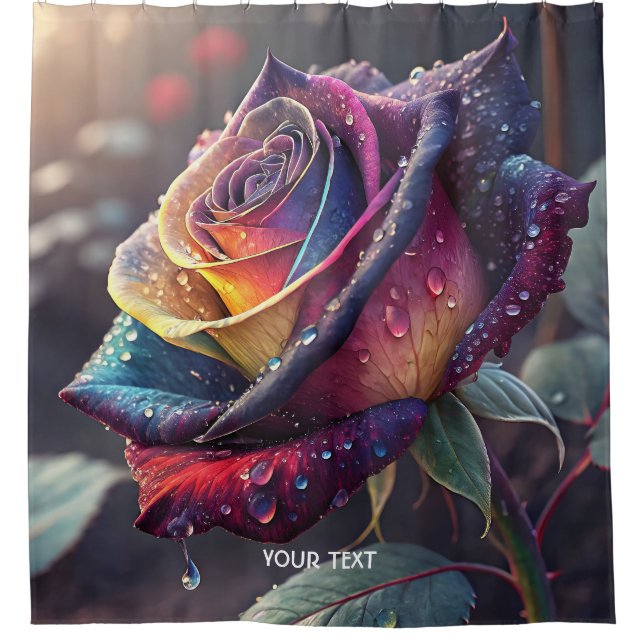 Fantasy Cute Purple Yellow Rose (Front)