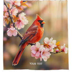 Fantasy Cute Red Bird Cherry