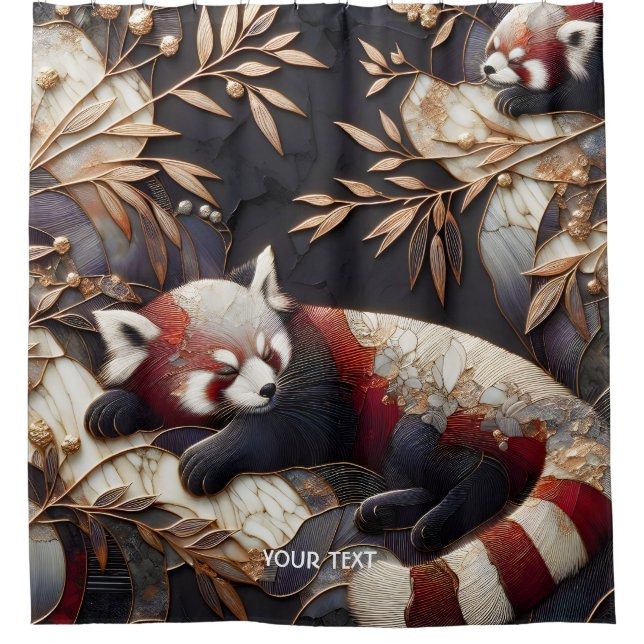 Fantasy Cute Red Panda Art (Front)