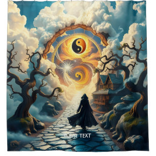 Fantasy Cute Road Trees Man