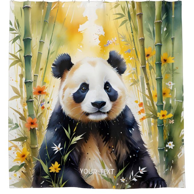 Fantasy Cute Sad Panda Forest (Front)