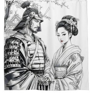 Fantasy Cute Samurai Geisha Pencil