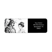 Fantasy Cute Samurai Geisha Pencil