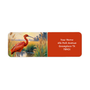 Fantasy Cute Scarlet Ibis Evening