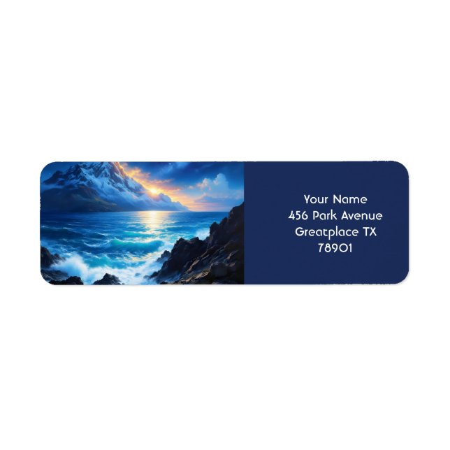 Fantasy Cute  Sea Rocks Sunset (Front)