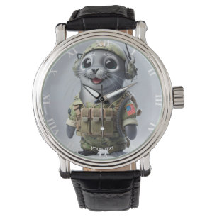 Fantasy Cute Sea Seal Warrior Watch