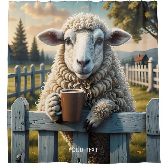 Fantasy Cute Sheep Coffee Evening (Front)