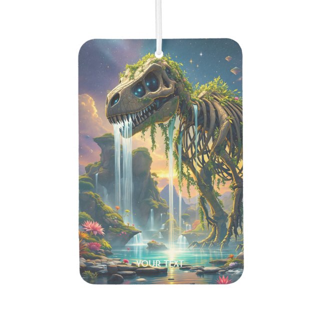 Fantasy Cute Skeleton Dinosaur Garden Air Freshener (Front)