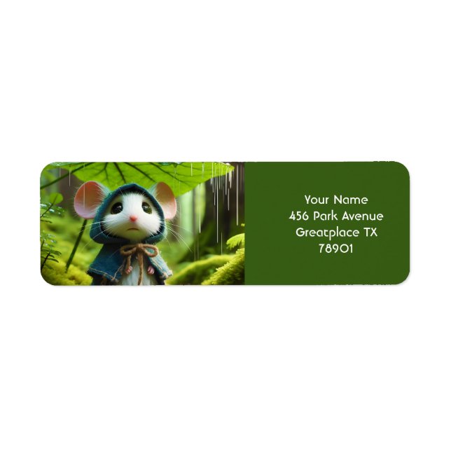 Fantasy Cute  Small Mouse Rain (Front)