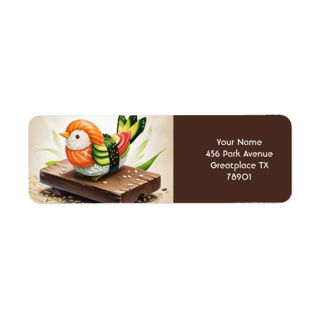 Fantasy Cute Small Sushi Bird (Front)