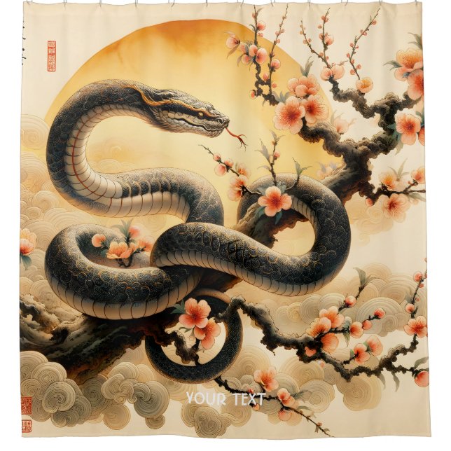 Fantasy Cute Snake Branch Flowers (Front)