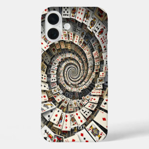 Fantasy Cute Spiral Cards Staircase iPhone 16 Plus Case