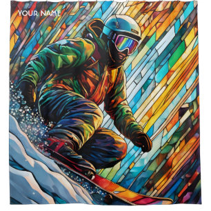 Fantasy Cute Stained Glass Snowboard