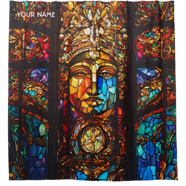 Fantasy Cute Stained Glass Window (Front)