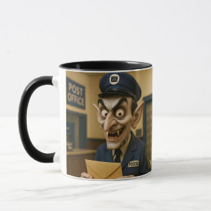 Fantasy Cute  Strange Postal Worker Mug