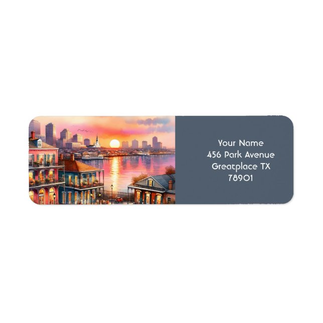 Fantasy Cute Sunset New Orleans View (Front)