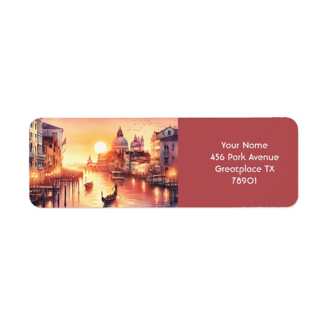 Fantasy Cute Sunset Venice View (Front)