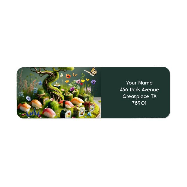 Fantasy Cute Sushi Japanese Landscape (Front)